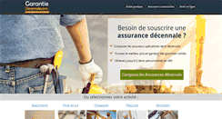 Desktop Screenshot of garantie-decennale.com